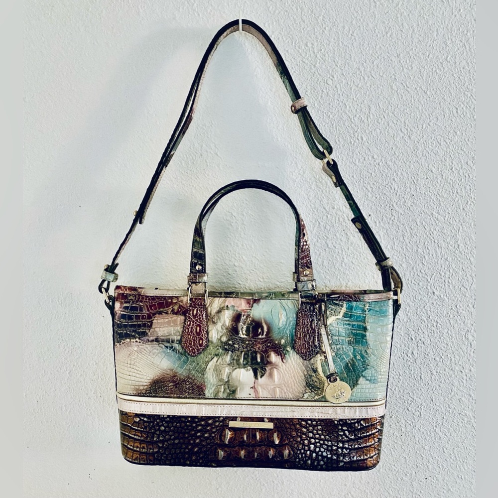 NWOT Brahmin Jasper Mini Asher Nirvana Handbag/Satchel/Crossbody Purse - Picture 15 of 16